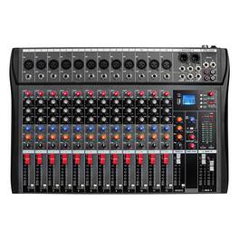 TECH SAFARI - Depensheng Dx12 Dj Sound Controller Interface W usb Drive For Computer Recording Studio Audio Mixer Xlr Mic - DX12 - 12 Channel Audio Mixer