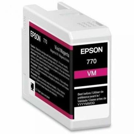 EPSON 770
Vivid Magenta
VM
Best before / Utiliser de préférence avant le / preferencia antes de / Validez / Useese antes de
YYYYMMDD