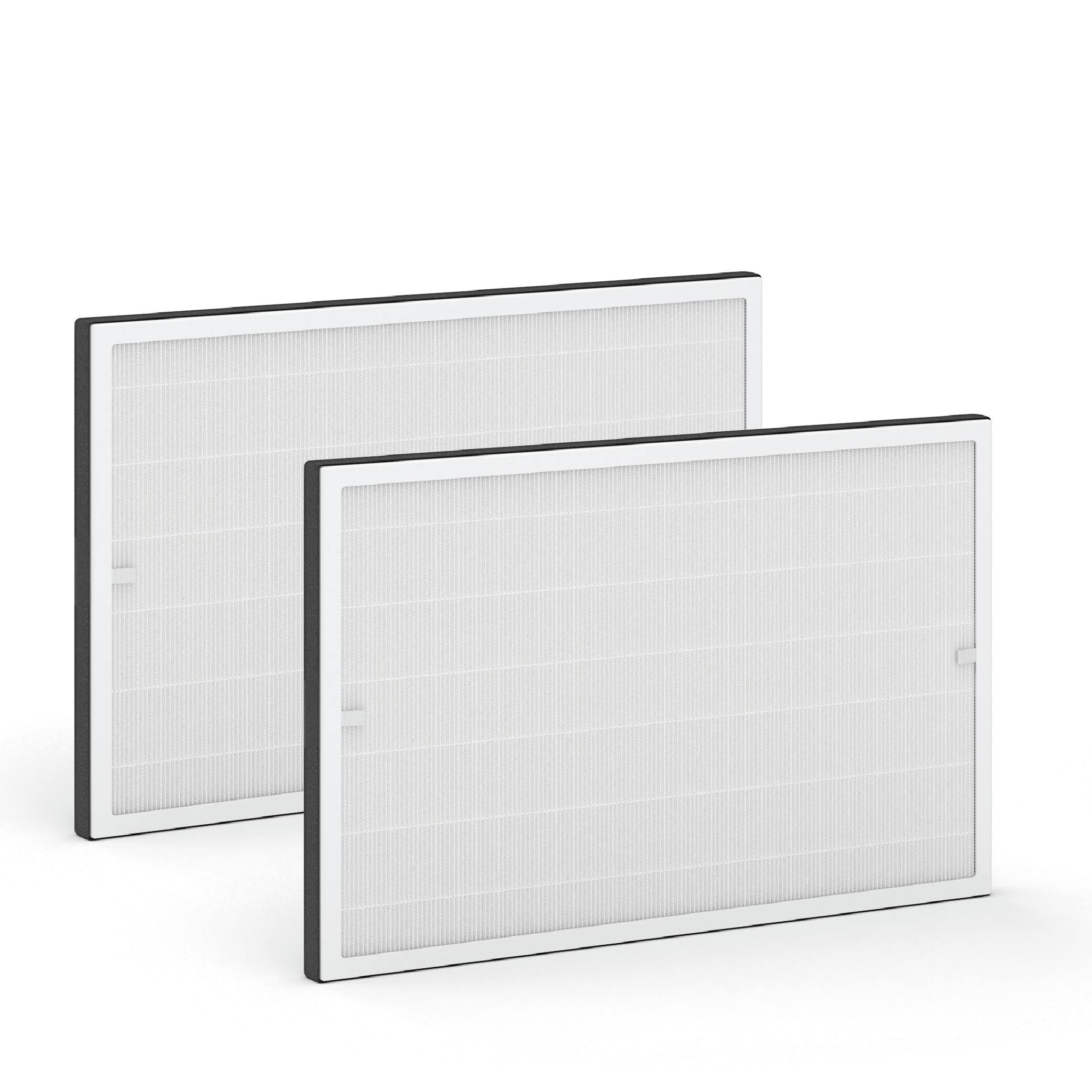 Front. Medify Air - MA-35 Genuine HEPA H13 Replacement Filter - 2 pack - Silver.