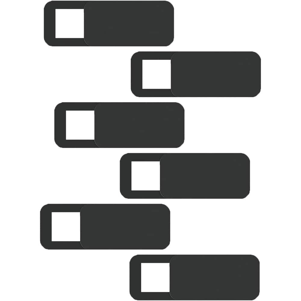 RTMB - Ultra-Thin Webcam Cover Slider, Privacy Blocker – Black