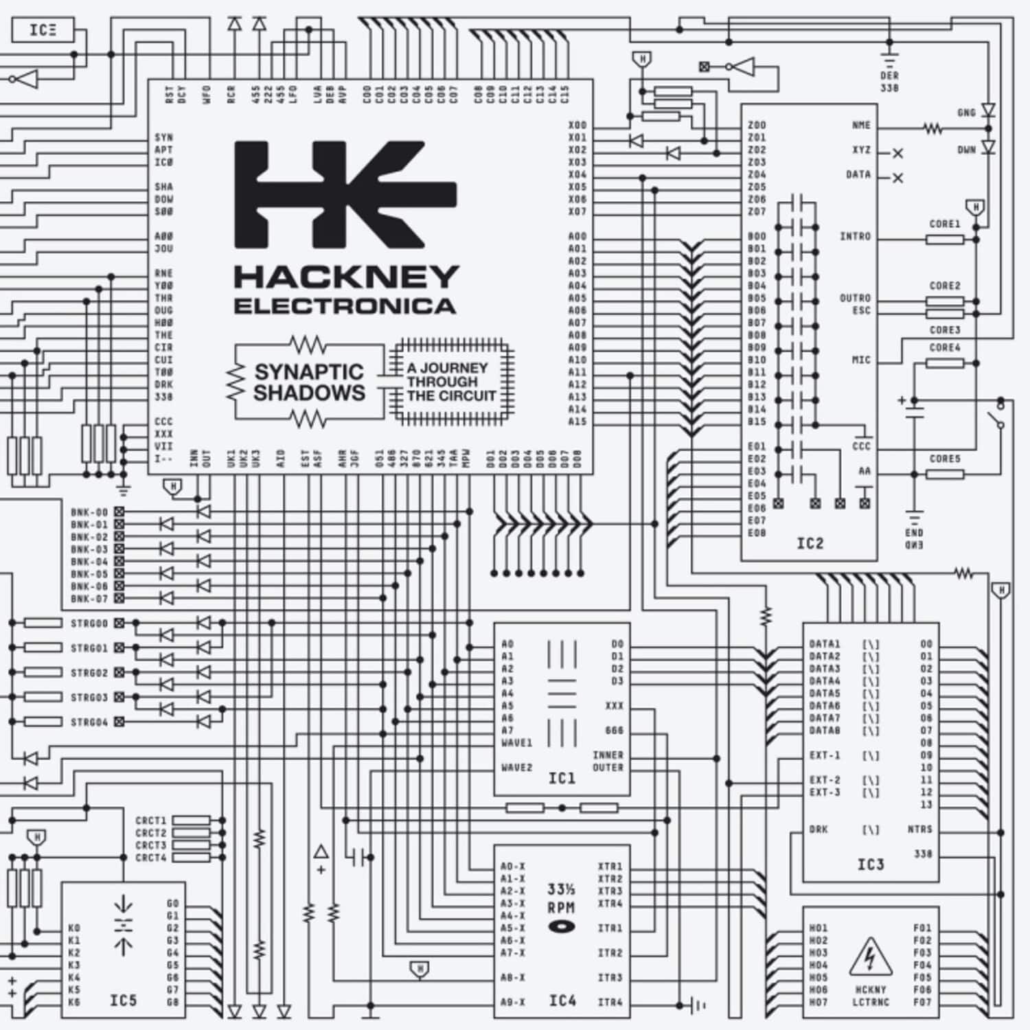 Hackney Electronica - Synaptic Shadows   - 12-INCH SINGLE [12 inch Vinyl Single] price history on PriceWatchPro