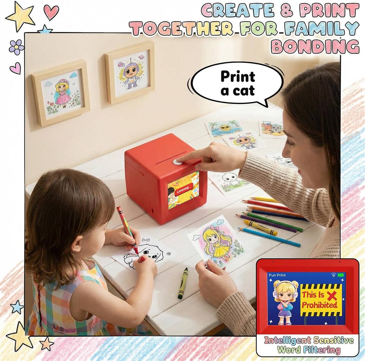 CREATE & PRINT TOGETHER FOR FAMILY BONDING

Print a cat

Fun Print
This Is Prohibited

Intelligent Sensitive Word Filtering