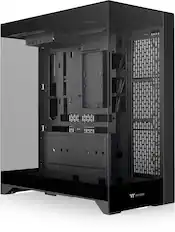 Front. Thermaltake - CTE E550 TG Mid Tower ATX PC Case - Black.