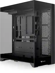 Thermaltake - CTE E550 TG Mid Tower ATX PC Case - Black - Front_Zoom