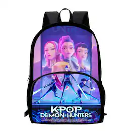 MITAOSLIM - KPop Demon Hunters Unisex Backpack With Front Pocket - Muilt