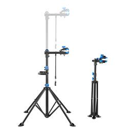 VEVOR - Bike Repair Stand, 66 lb Heavy-duty Bicycle Work Stand with 32.8-56.6 in Adjustable Height & Magnetic Tool Tray - Black