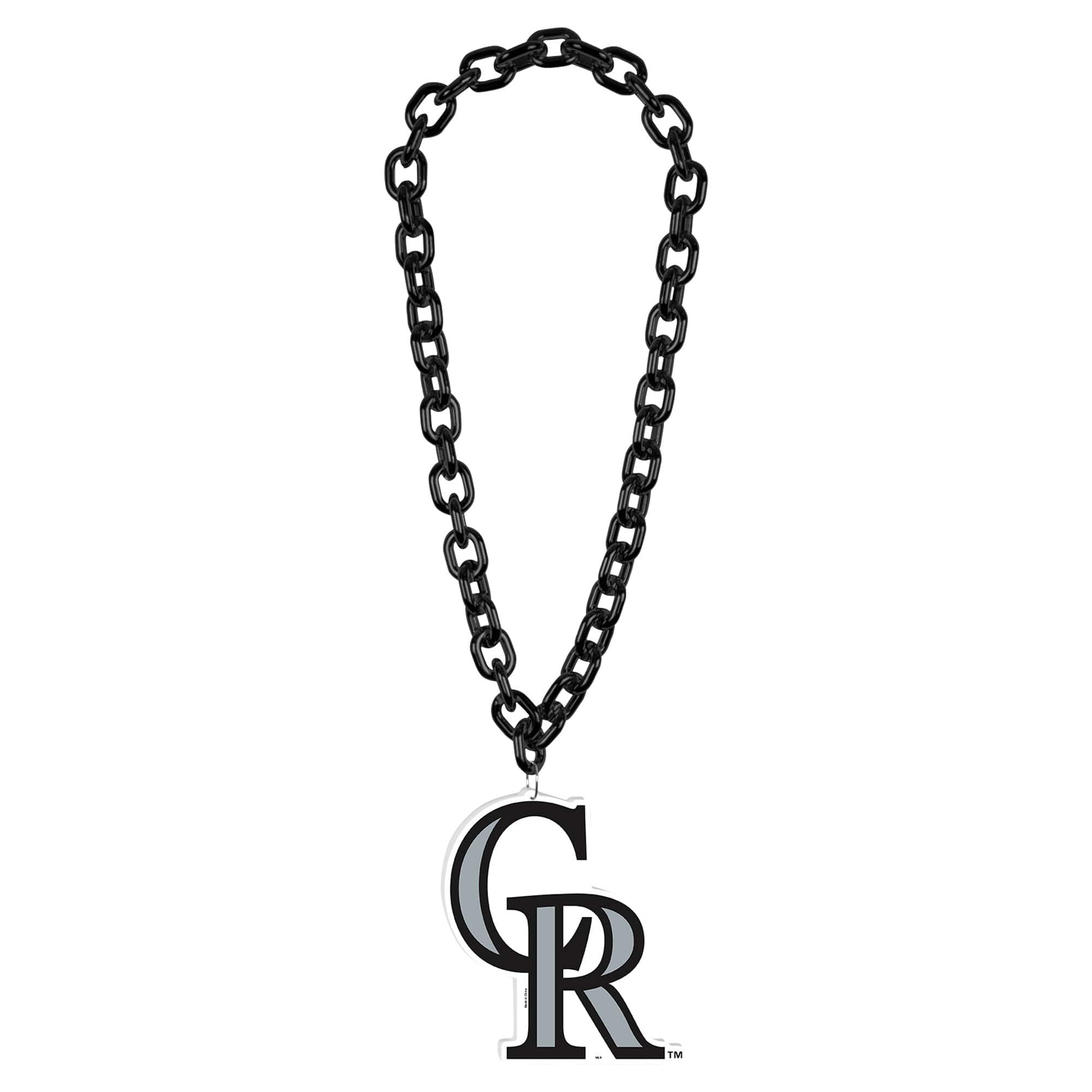 WinCraft - Colorado Rockies Big Chain Logo Necklace - Multicolor