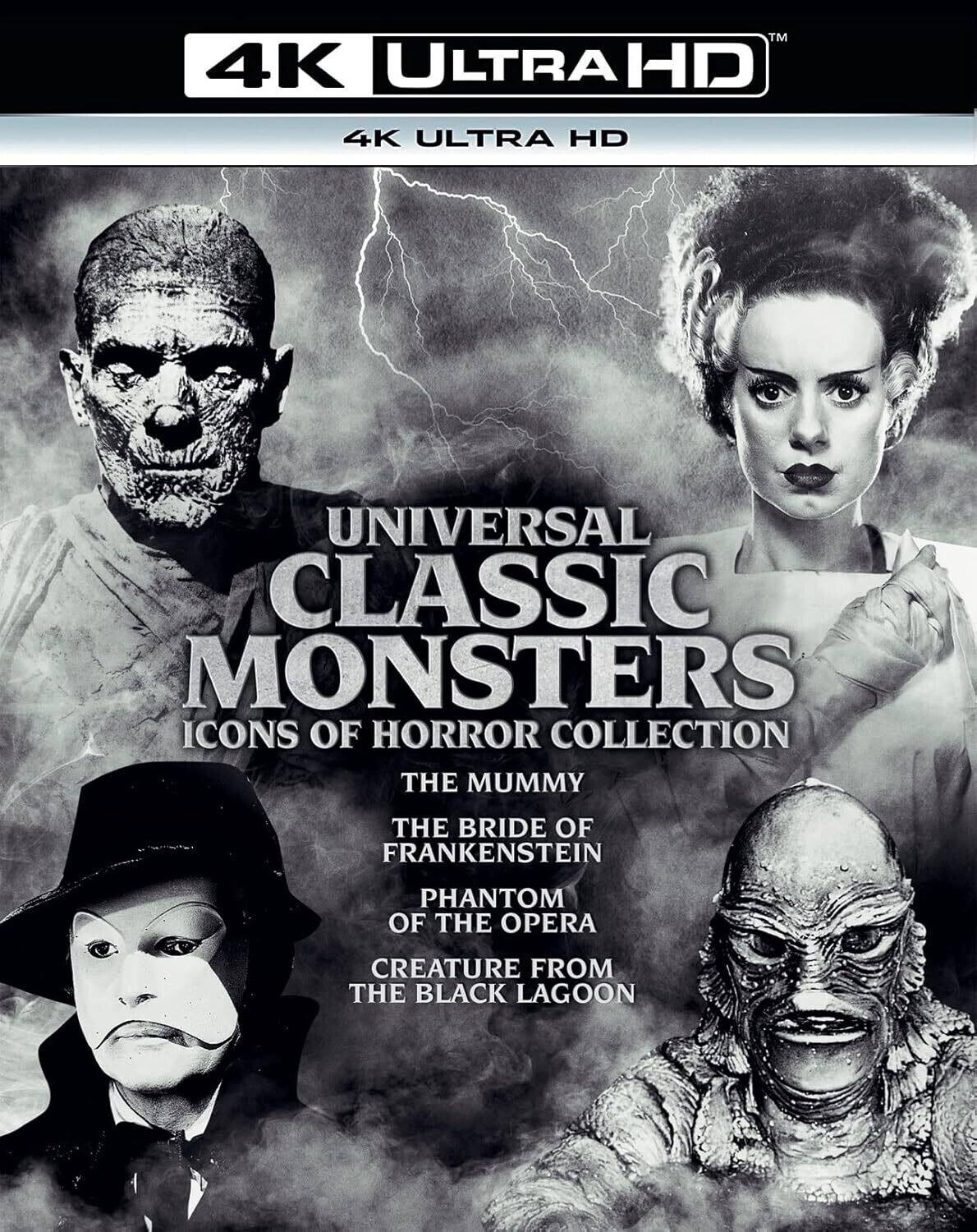Front. Universal Classic Monsters: Icons of Horror Collection Volume 2   - 4K Blu-Ray.