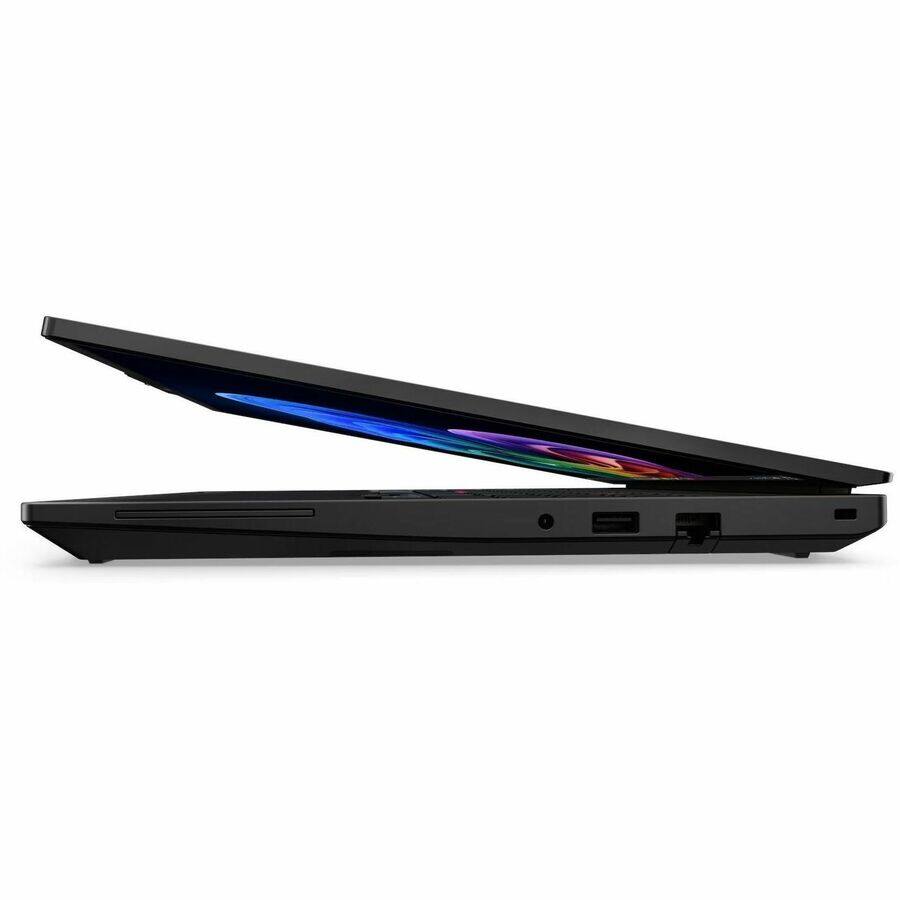 Alt View 3. Lenovo - Lenovo ThinkPad T16 Gen 5 21WT0064US 16" Copilot+ PC Notebook - WUXGA - 60 Hz - Intel Core Ultra 7 Series 3 355 - 32 GB - Black.