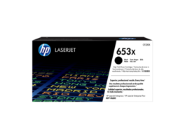 HP - 653X High Yield Black Original LaserJet Toner Cartridge, ~21,000 pages,