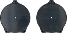 Metra - Speaker Adapter Plate for Select Mercedes Models 2020-2024 Vehicles (2-Pack) - Black
