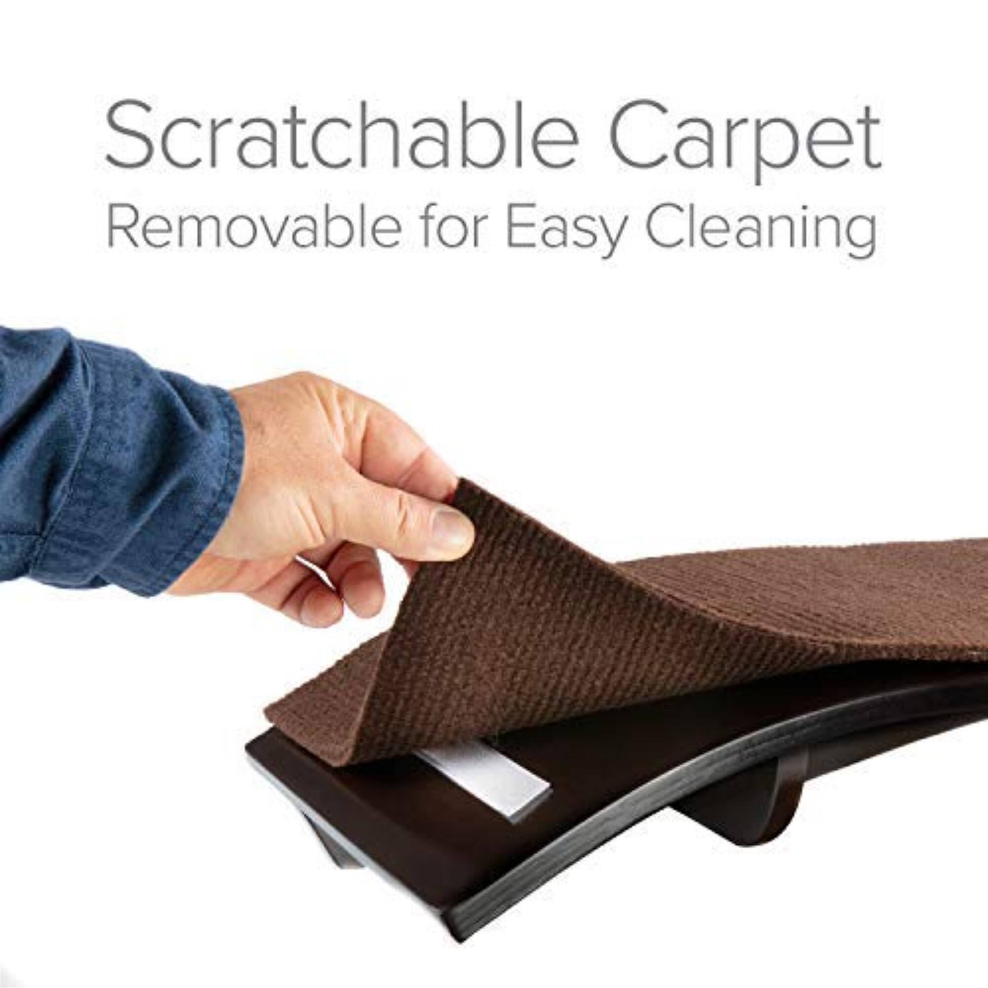 Scratchable Carpet
Removable for Easy Cleaning