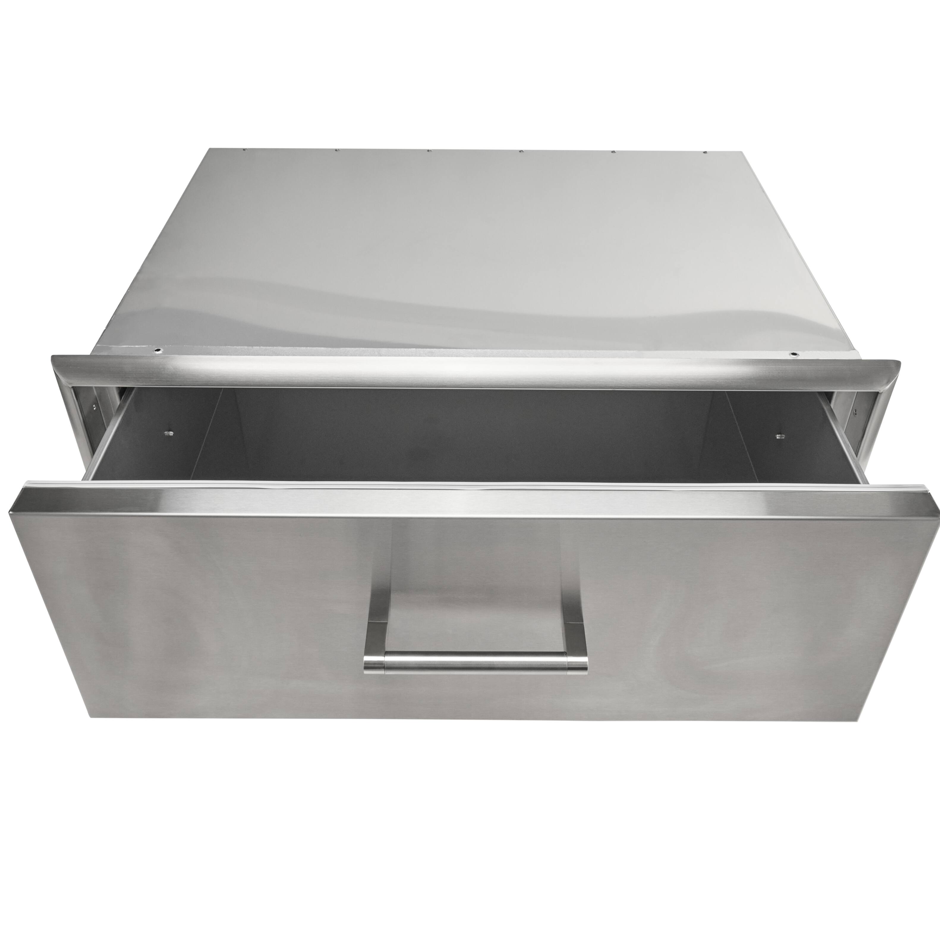 Back. Coyote Outdoor Living - Coyote Outdoor Living 36" Single Storage Drawer - Stainless Steel.