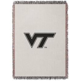 Chad & Jake - Virginia Tech Hokies Woven Blanket - White