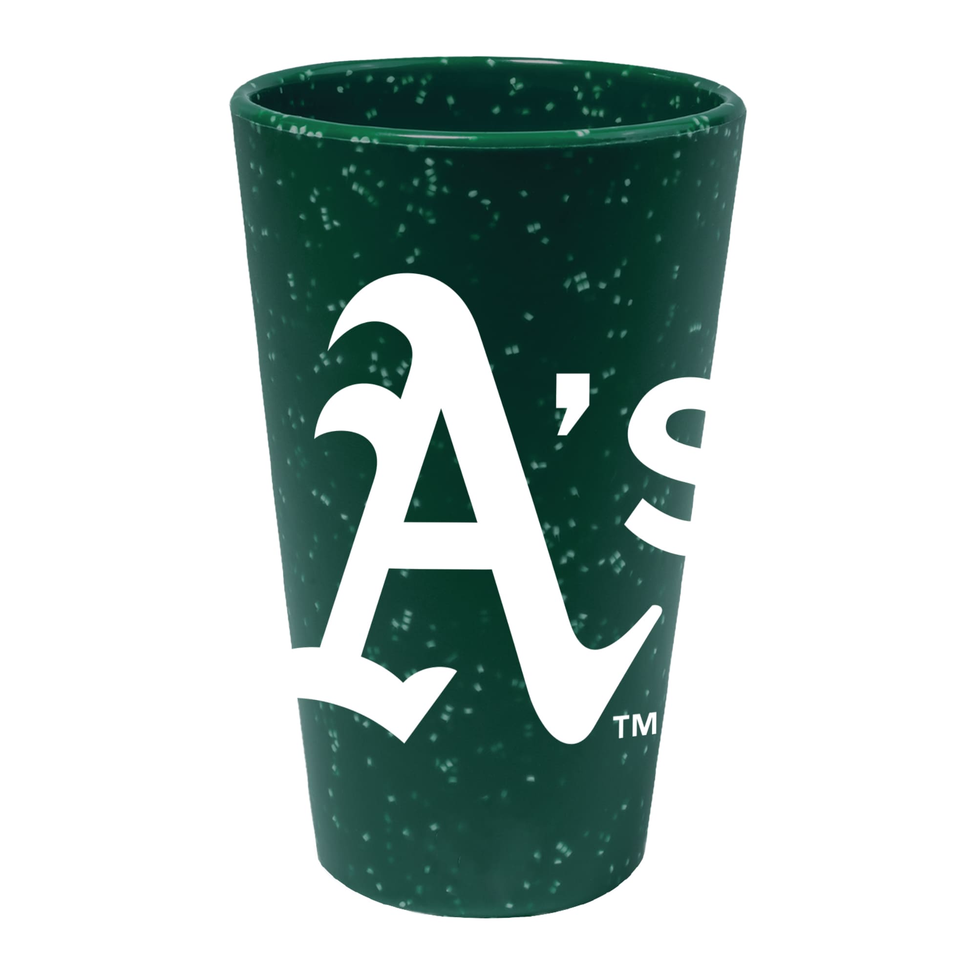 Front. WinCraft - Athletics 16oz. Team Color Silicone Pint Glass - Multicolor.