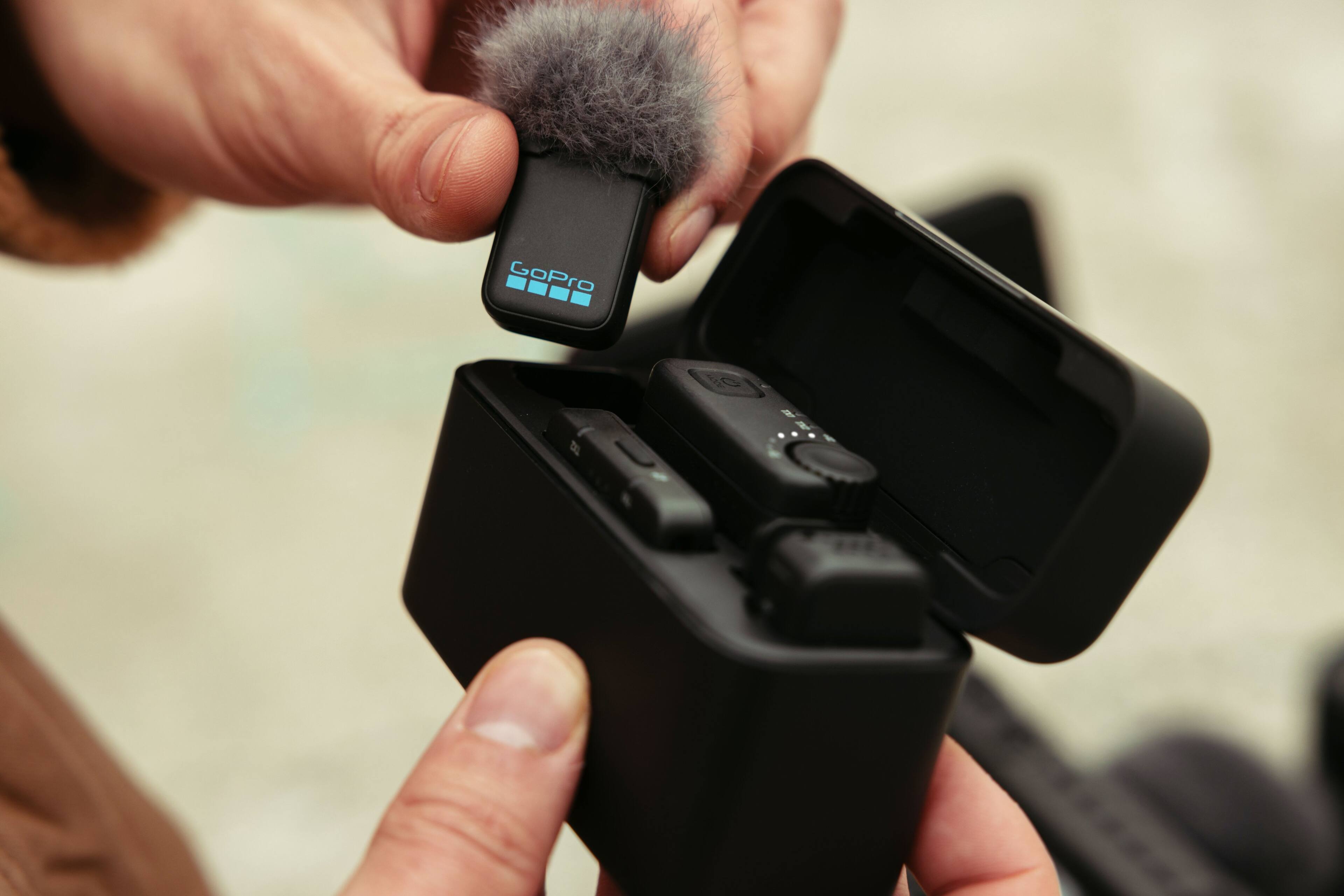 Alt View 1. GoPro - Wireless Mic Complete Kit - Black.