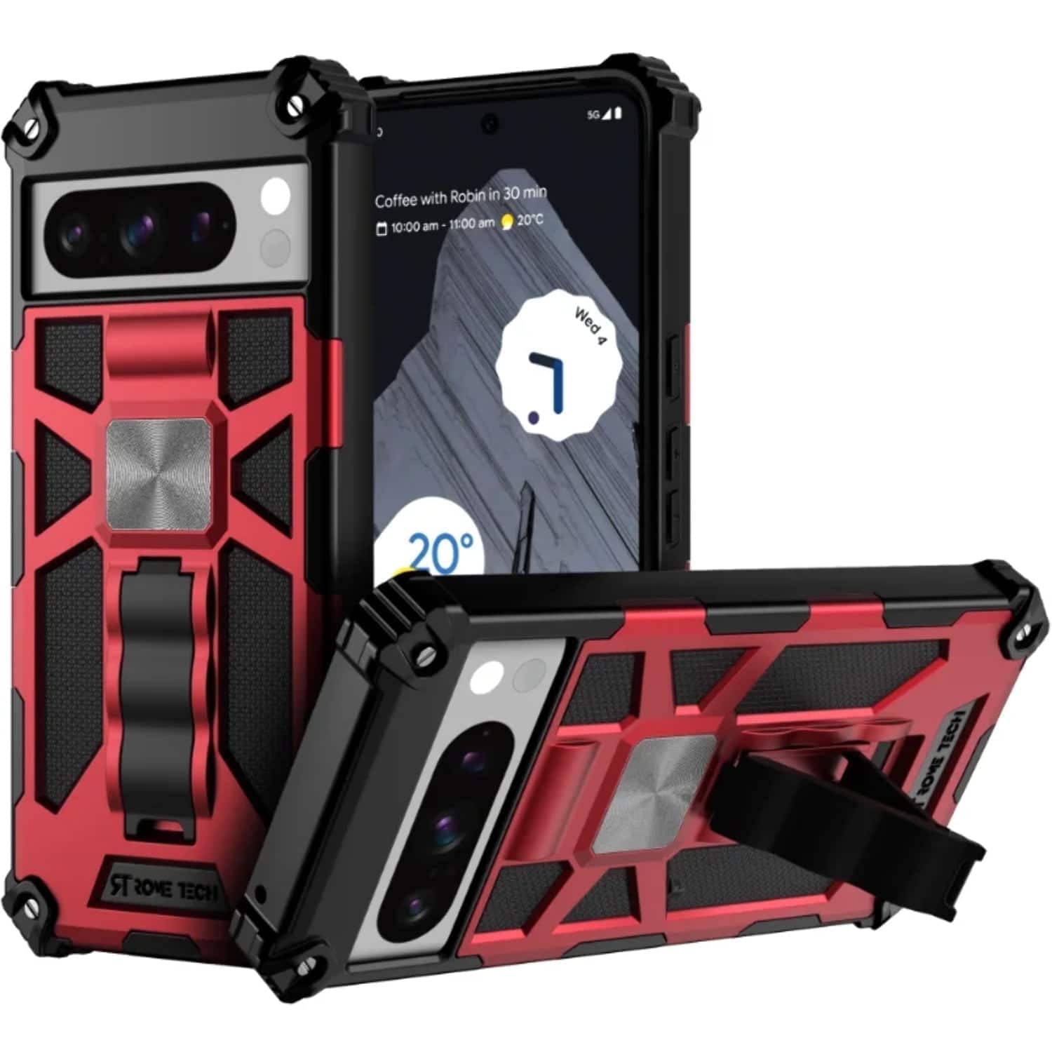 RomeTech - Rome Tech Armor Case for Google Pixel 8 Pro - Red