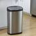Front. Hivvago - Stainless Steel 13 Gallon Touchless Kitchen Trash Can - Silver.