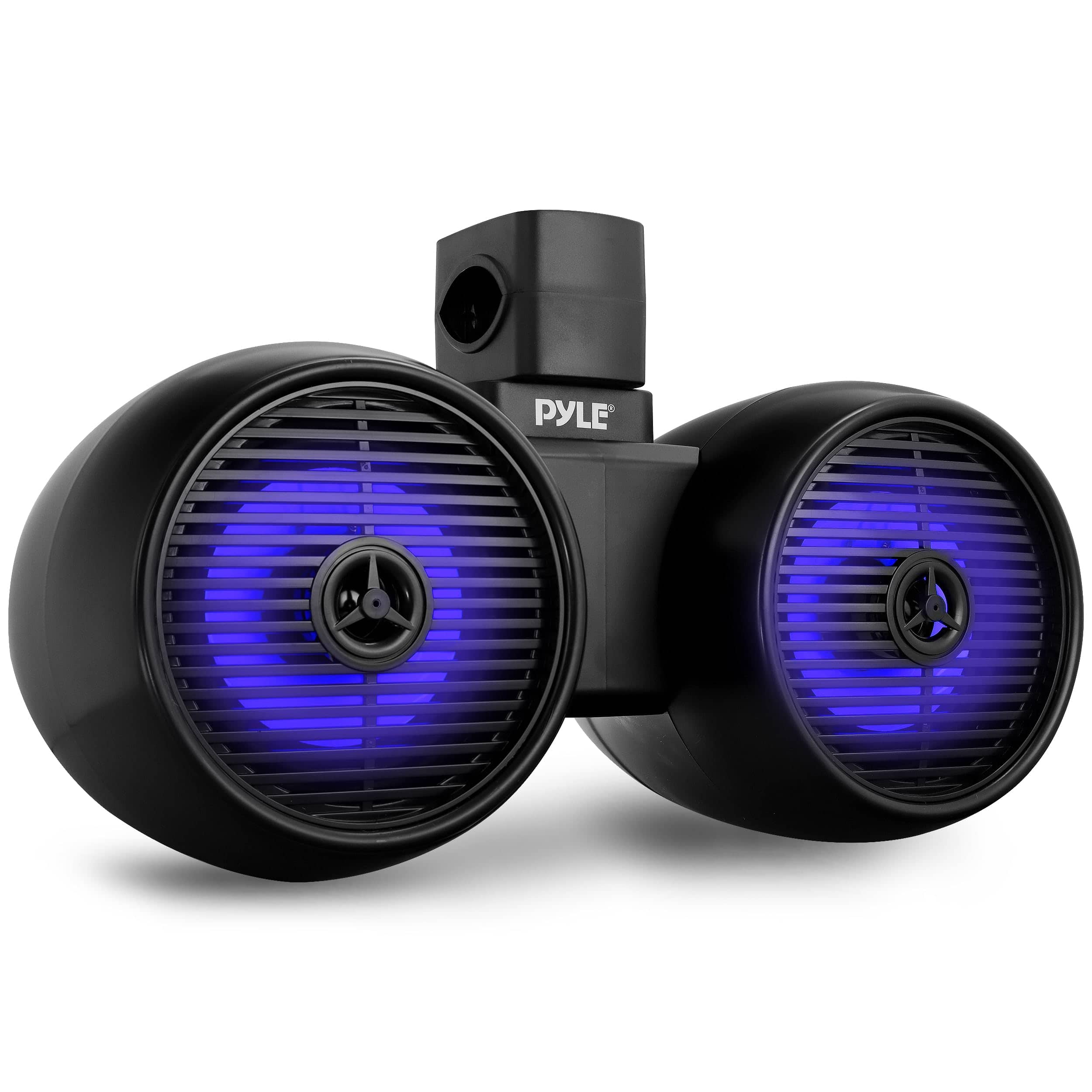 Front. PYLE - Pyle Dual Bluetooth Off-Road Speakers - 6.5” 200W - None.