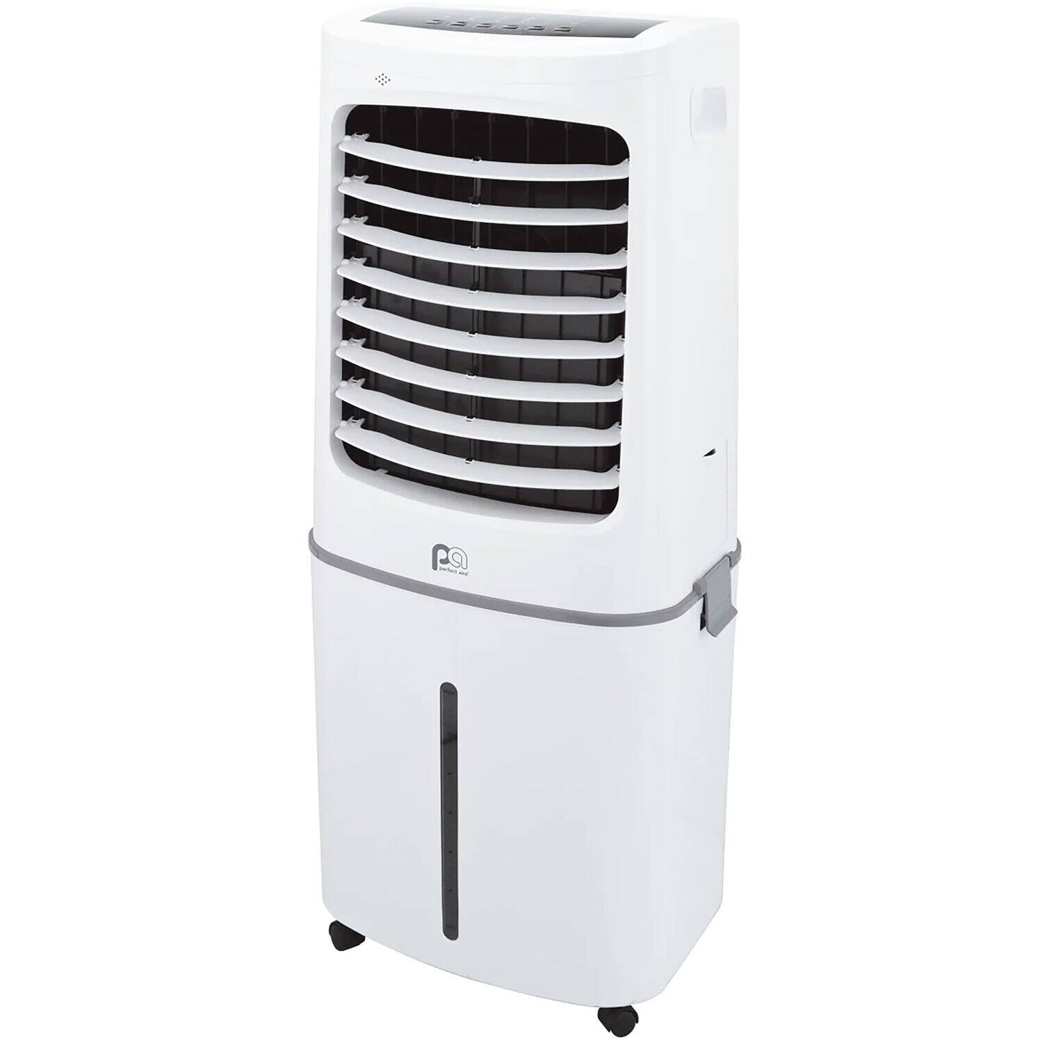 Left. Perfect Aire - 550 Sq.Ft. 560 CFM Portable Air Conditioner Evaporative Cooler - White.