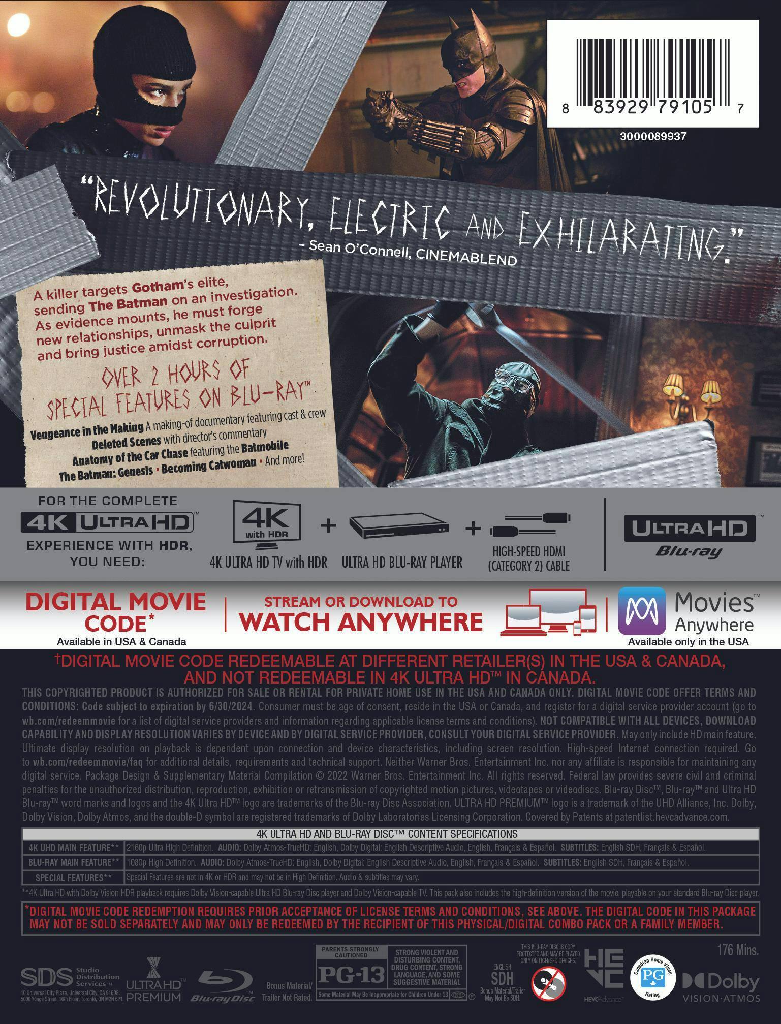 Back. The Batman (4K UHD Steelbook + Blu-ray) [UHD].