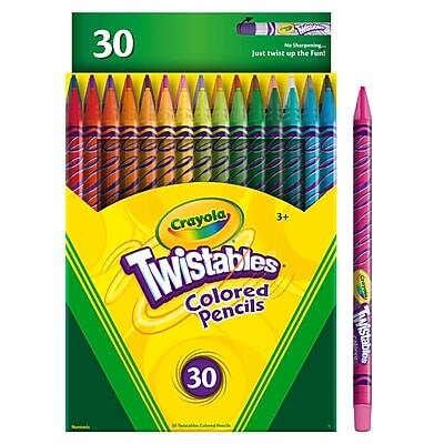 30  
Just twist up the Fun!  
Crayola Twistables Colored Pencils  
30  
3+  
30 Twistables Colored Pencils