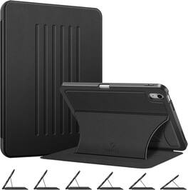 Fintie - Case for iPad (A16) 11th Gen 11-inch / iPad 10th Gen 10.9" | Magnetic Stand, Rugged Shockproof TPU Back Cover - Black