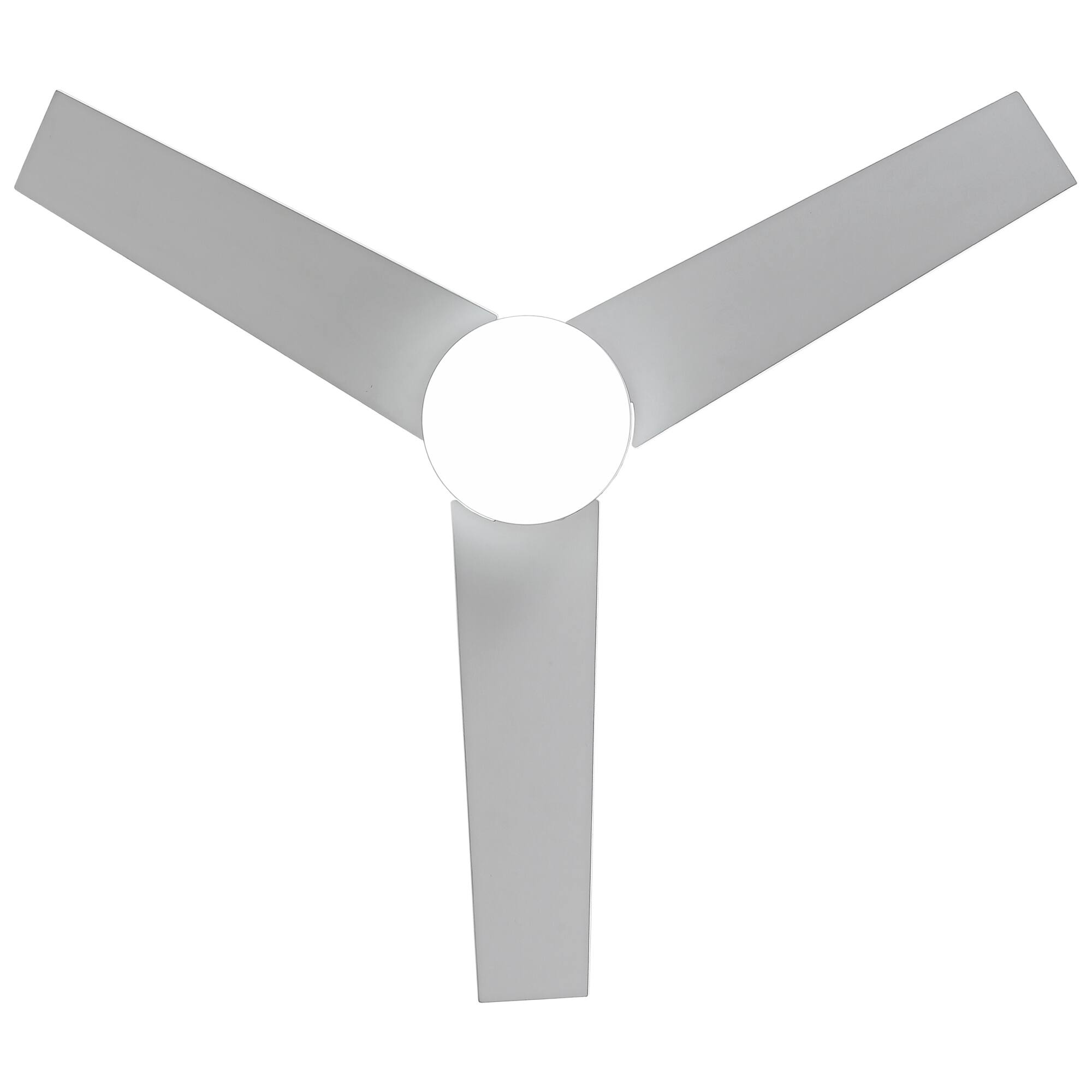 Alt View 10. Parrot Uncle - 48" Modern 3-Blade Wooden Flush Mount Ceiling Fans with Light and Remote - Nickel.