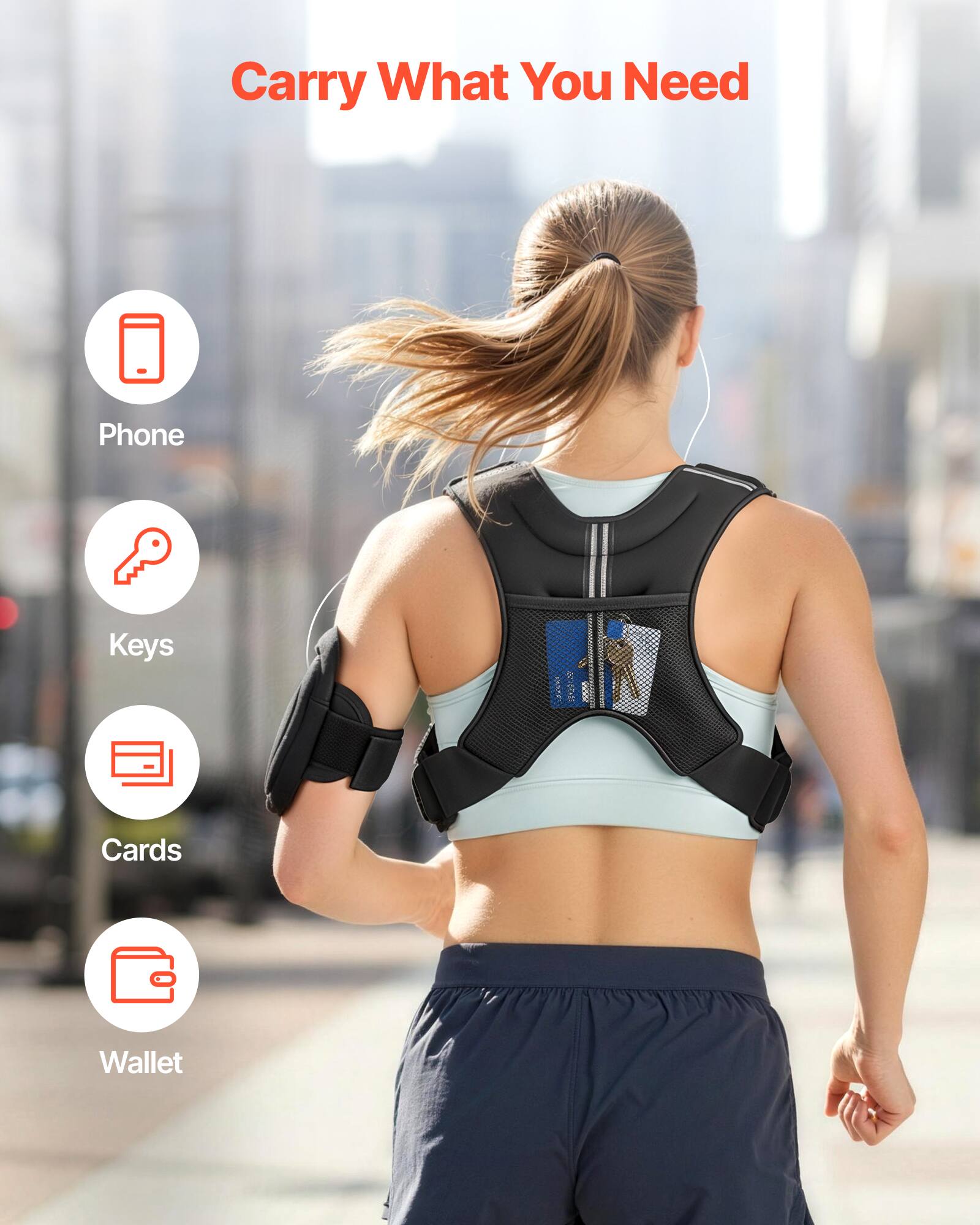 Carry What You Need

- Phone
- Keys
- Cards
- Wallet