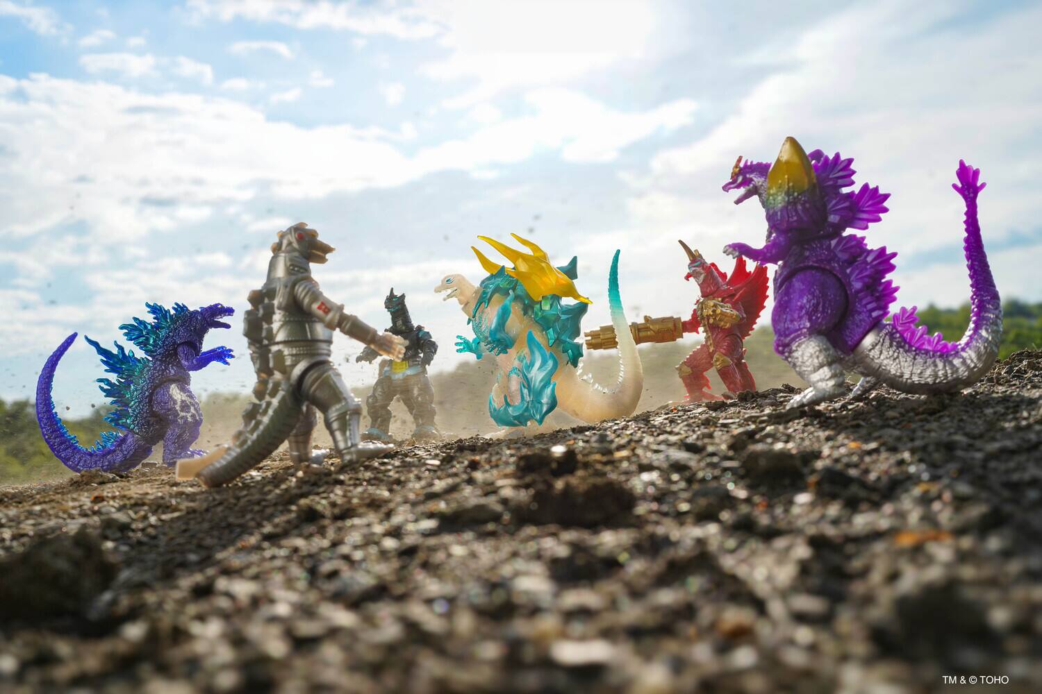 Alt View 2. Bandai - Godzilla - Godziburst - Plasma Space Godzilla Action Ffigure   - COLLECTIBLES - Multicolor.