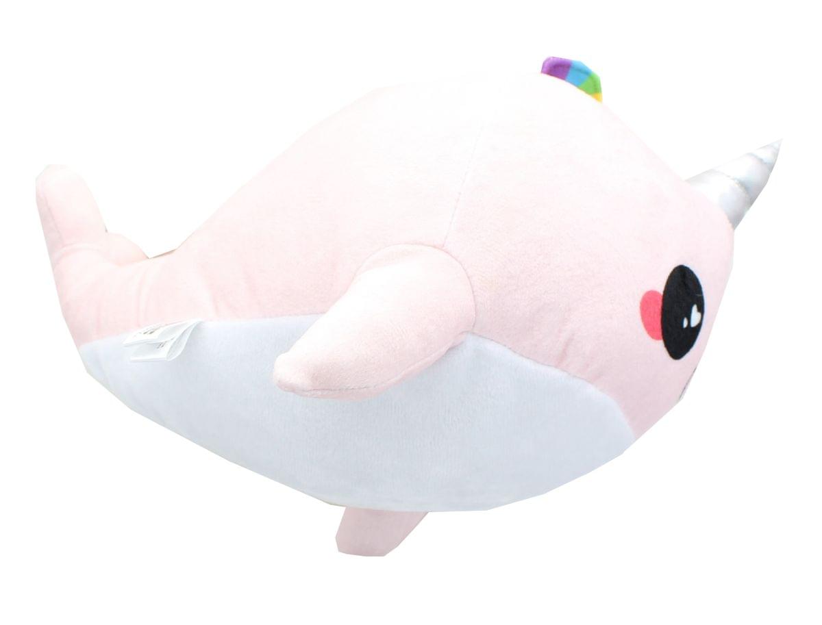 Alt View 1. Seven20 - Glitter Galaxy 12-Inch Rainbow Spout Pink Narwhal Collectible Plush - Pink.