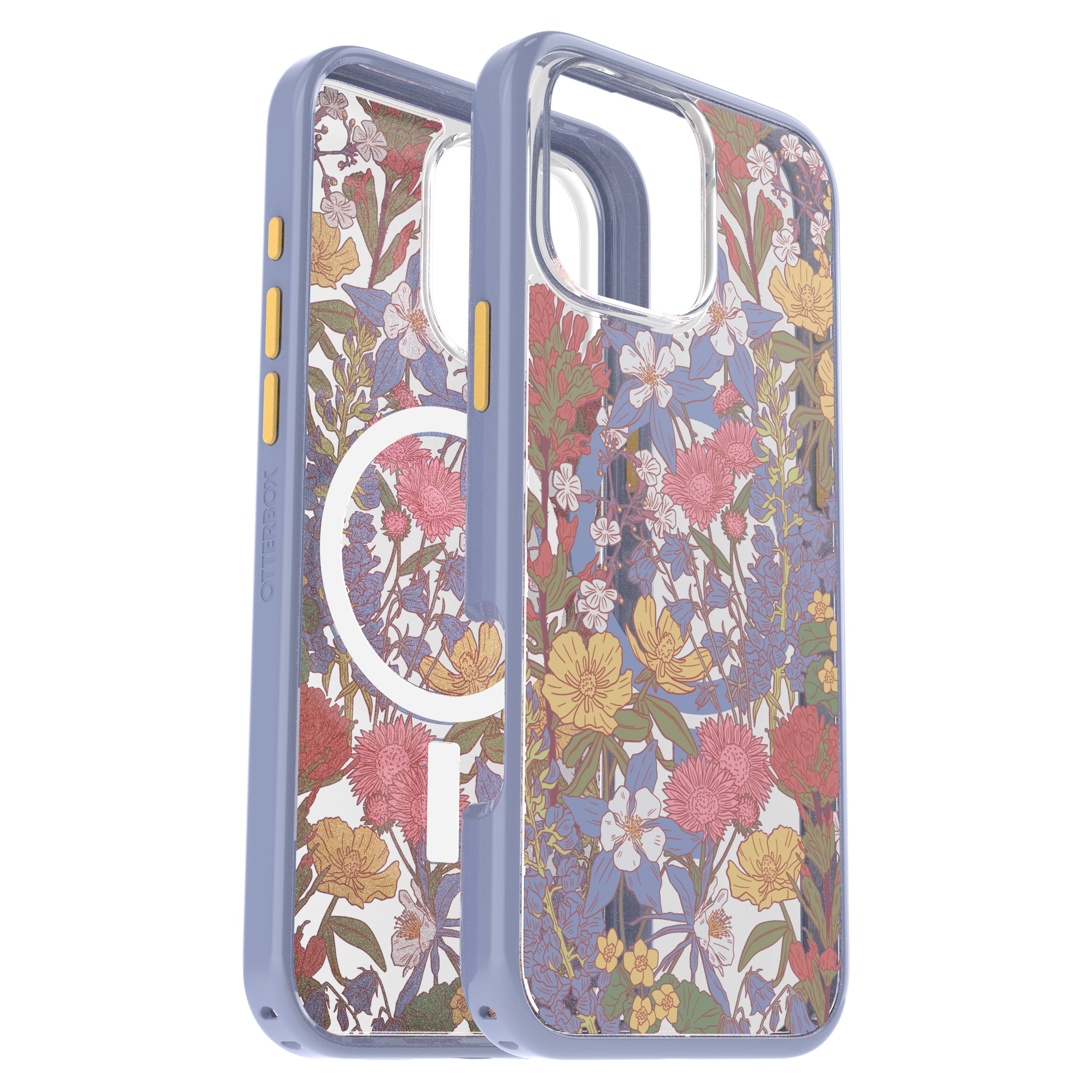 Front Zoom. OtterBox - Symmetry Series Hard Shell for MagSafe for Apple iPhone 16 Pro Max - Wildflowers.