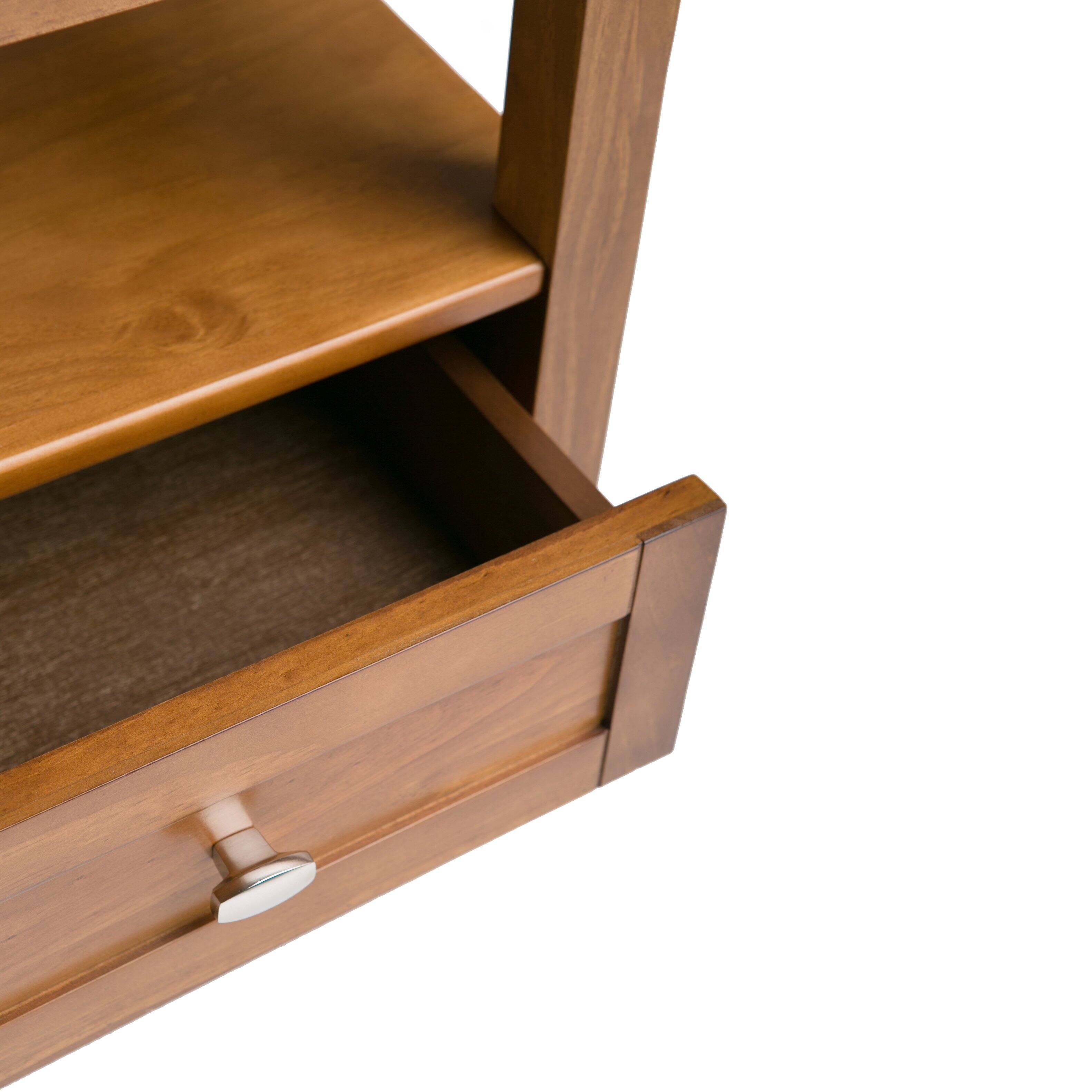 Alt View 2. Simpli Home - Warm Shaker 20 inch End Table (Set of 2) - Light Golden Brown.