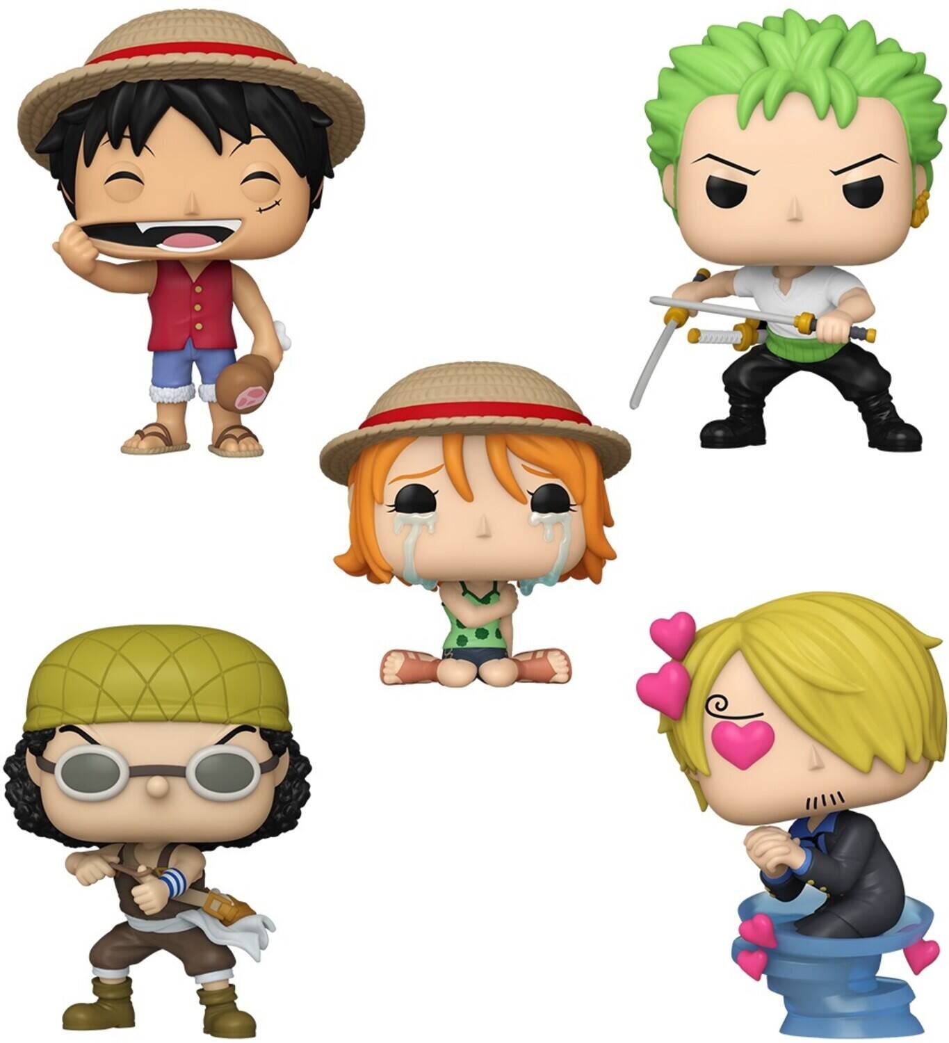 Alt View 1. Funko - Funko POP! Anime: One Piece 5-Pack   - COLLECTIBLES - Multicolor.