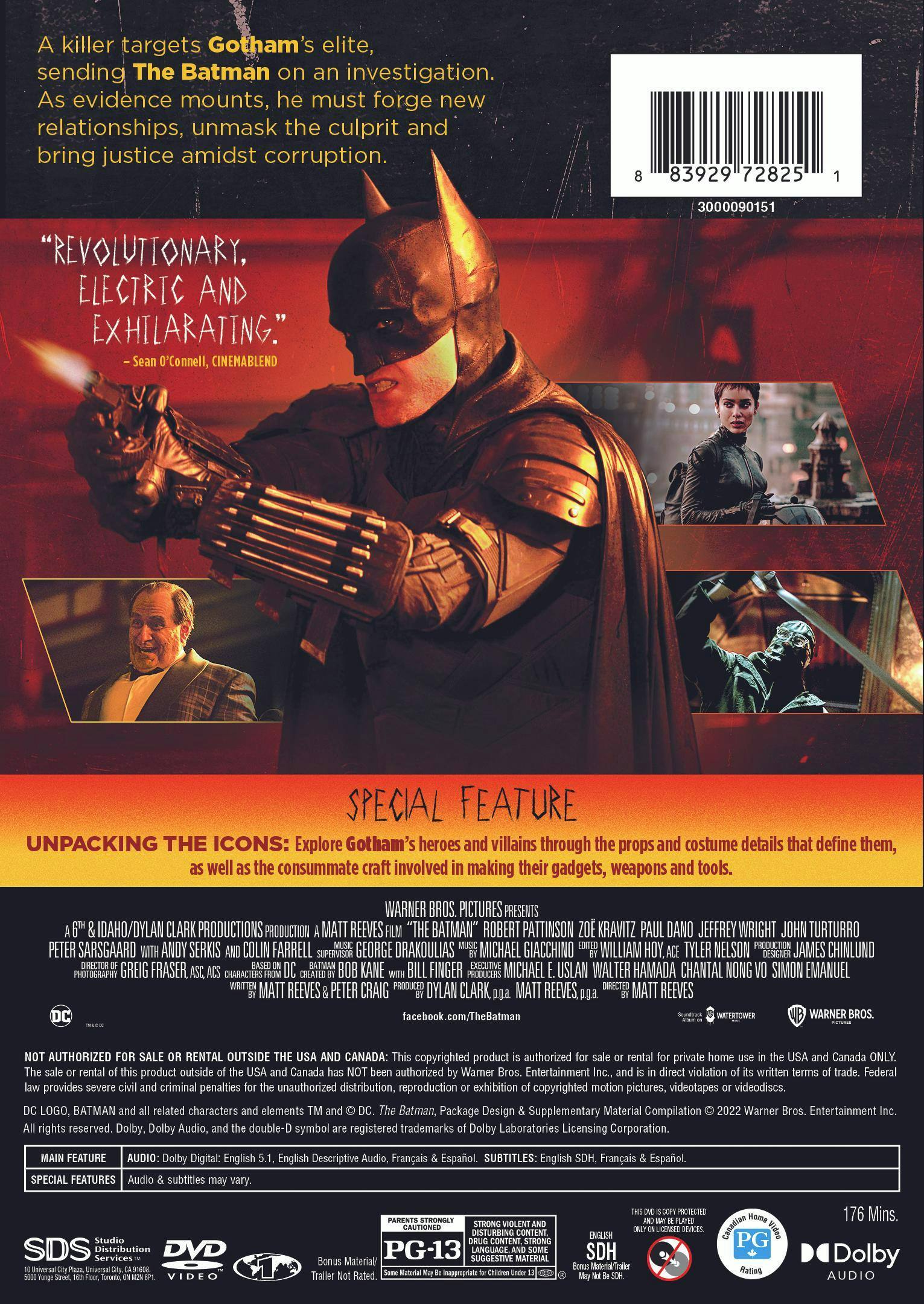 Back. The Batman [DVD].