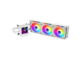 Lian Li - Galahad II LCD SL-INF 360 Liquid Cooler, Intel LGA 1851/1700/1200 & AMD AM5/AM4 Compatible - GA2ALCD36INW - White