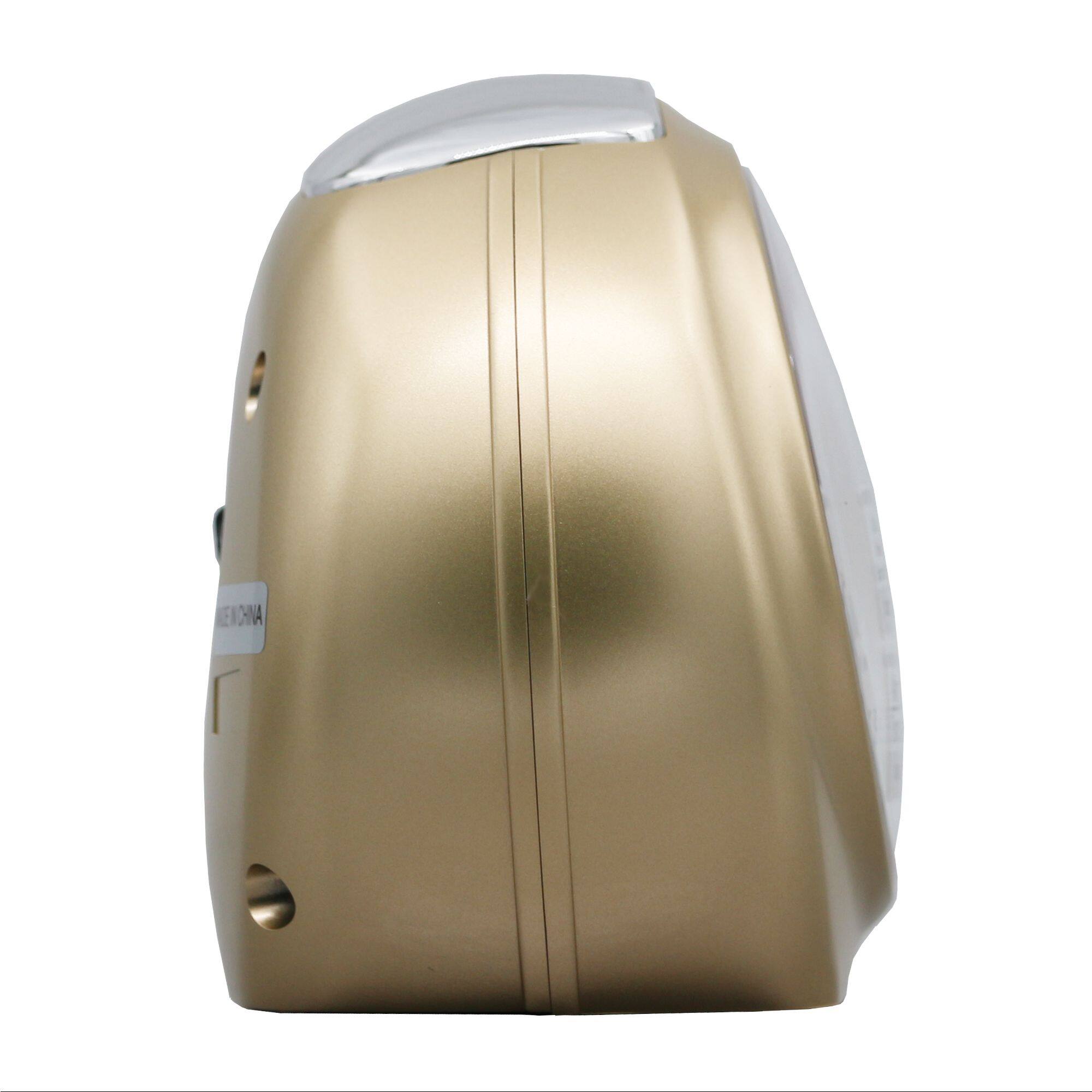 Left. Seiko - Seiko Tokai Bedside Alarm - Gold - Gold.