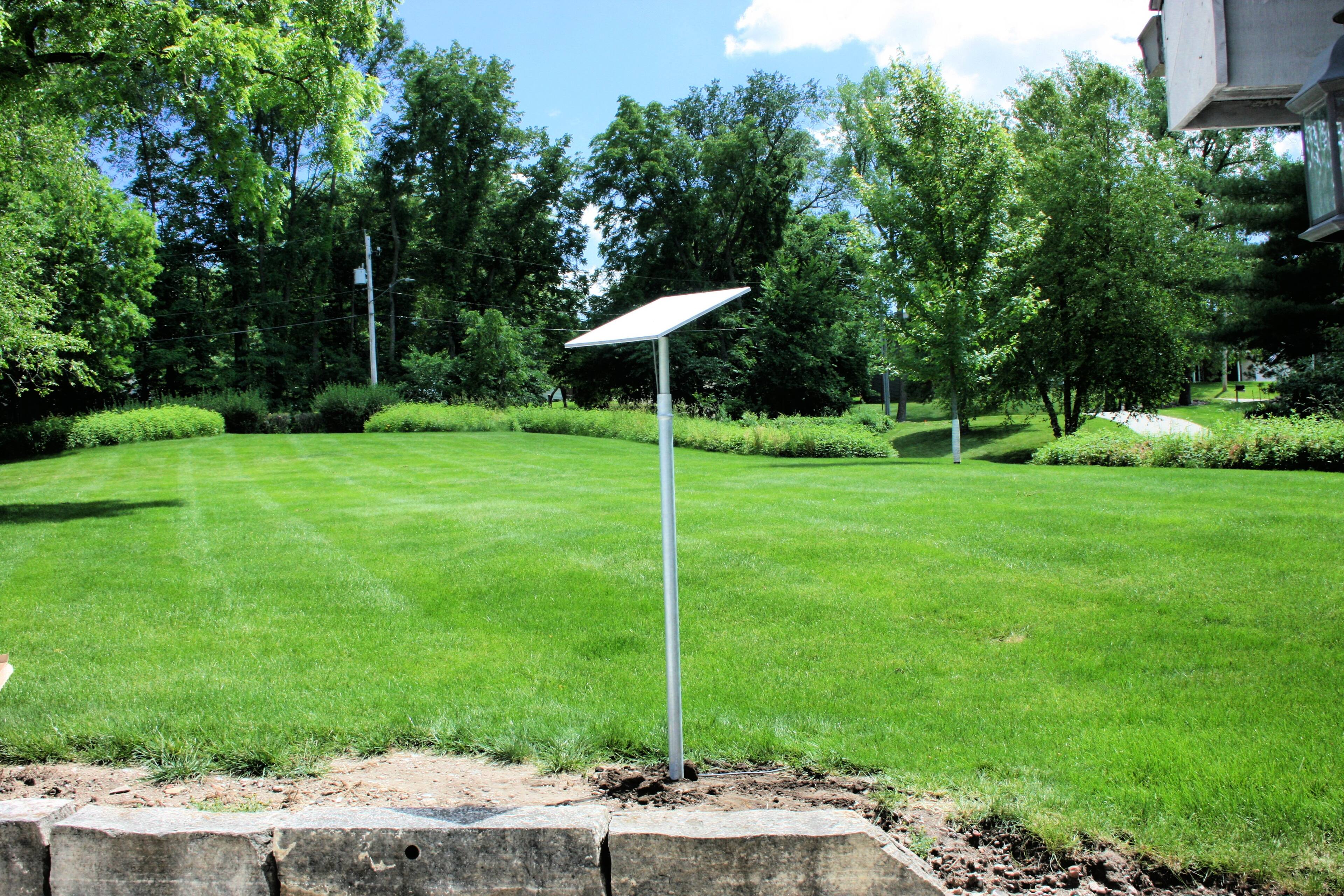 Alt View 14. Baird Mounts - Starlink Pole Mount - Galvanized Steel.