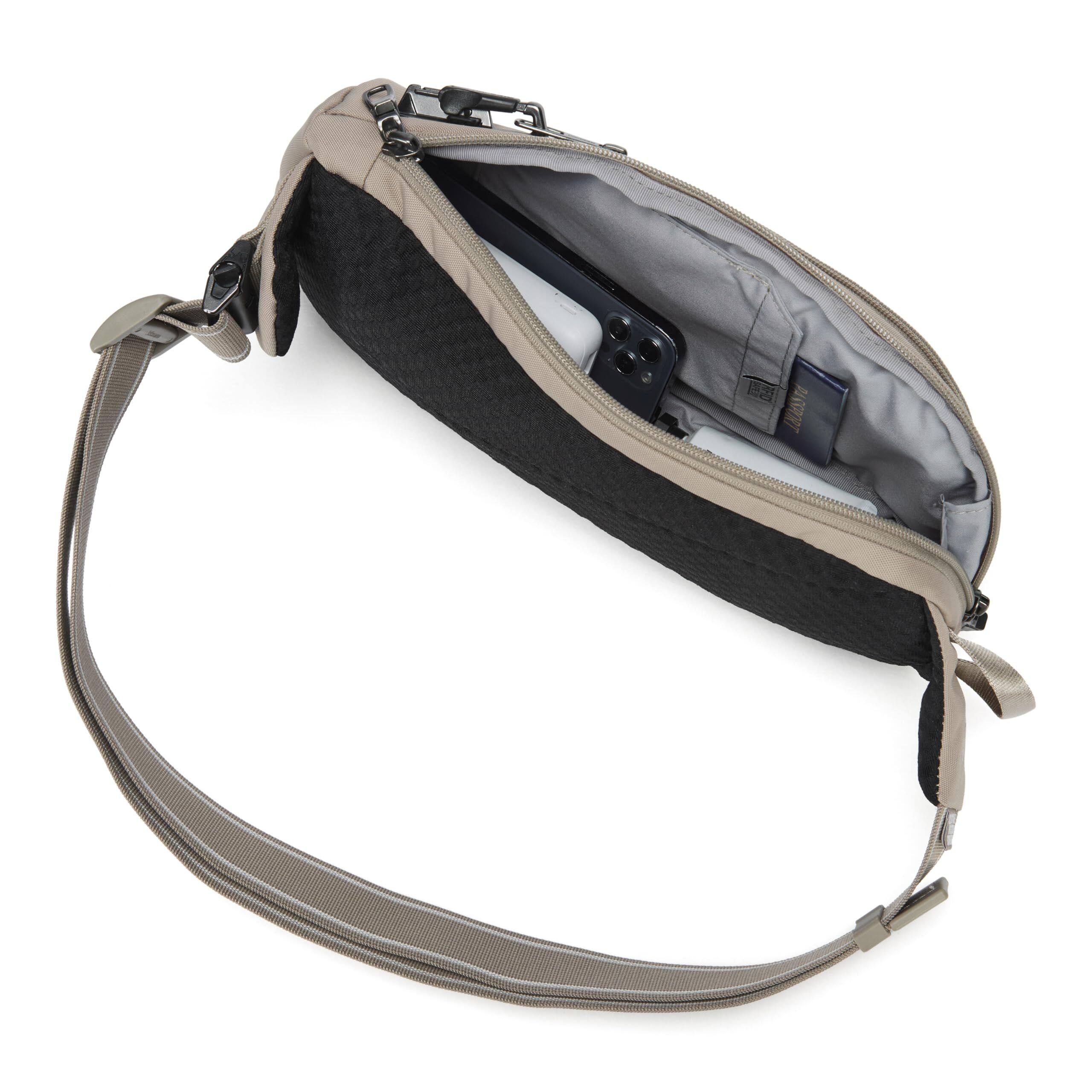 Alt View 2. Pacsafe - Vibe 150 Action Sling Pack - Beige.