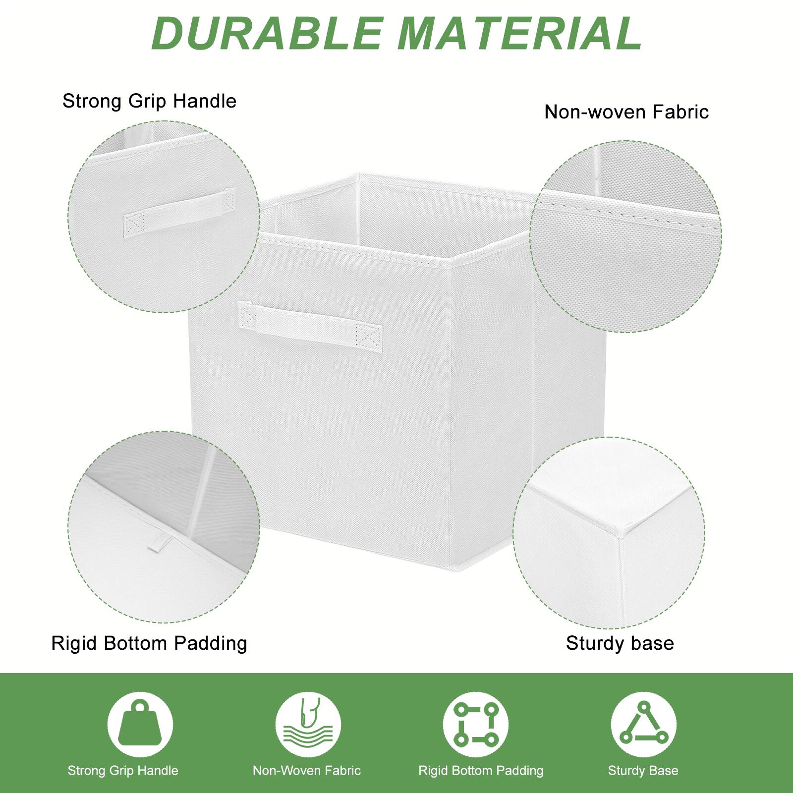 DURABLE MATERIAL

- Strong Grip Handle
- Non-woven Fabric
- Rigid Bottom Padding
- Sturdy Base