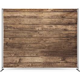 Zink - Wooden Wall Backdrop - Wrinkle-Free Photo Studio Backdrop for Parties, Baby Showers, and More - Multicolor