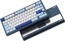 Womier - RD75 Pro 75% Wireless Gaming Keyboard QMK/VIA Tri-Mode Mechanical Key Board Custom Hot Swappable with RGB - Blue
