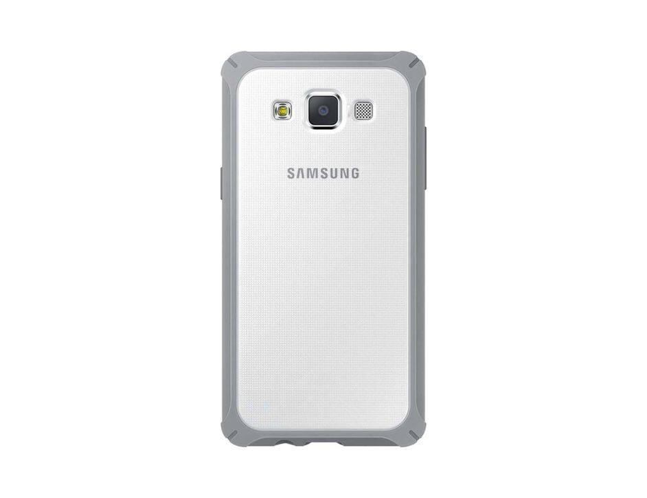 Front. Samsung - Samsung Galaxy A3 Protective Cover I Color: Grey - Grey.