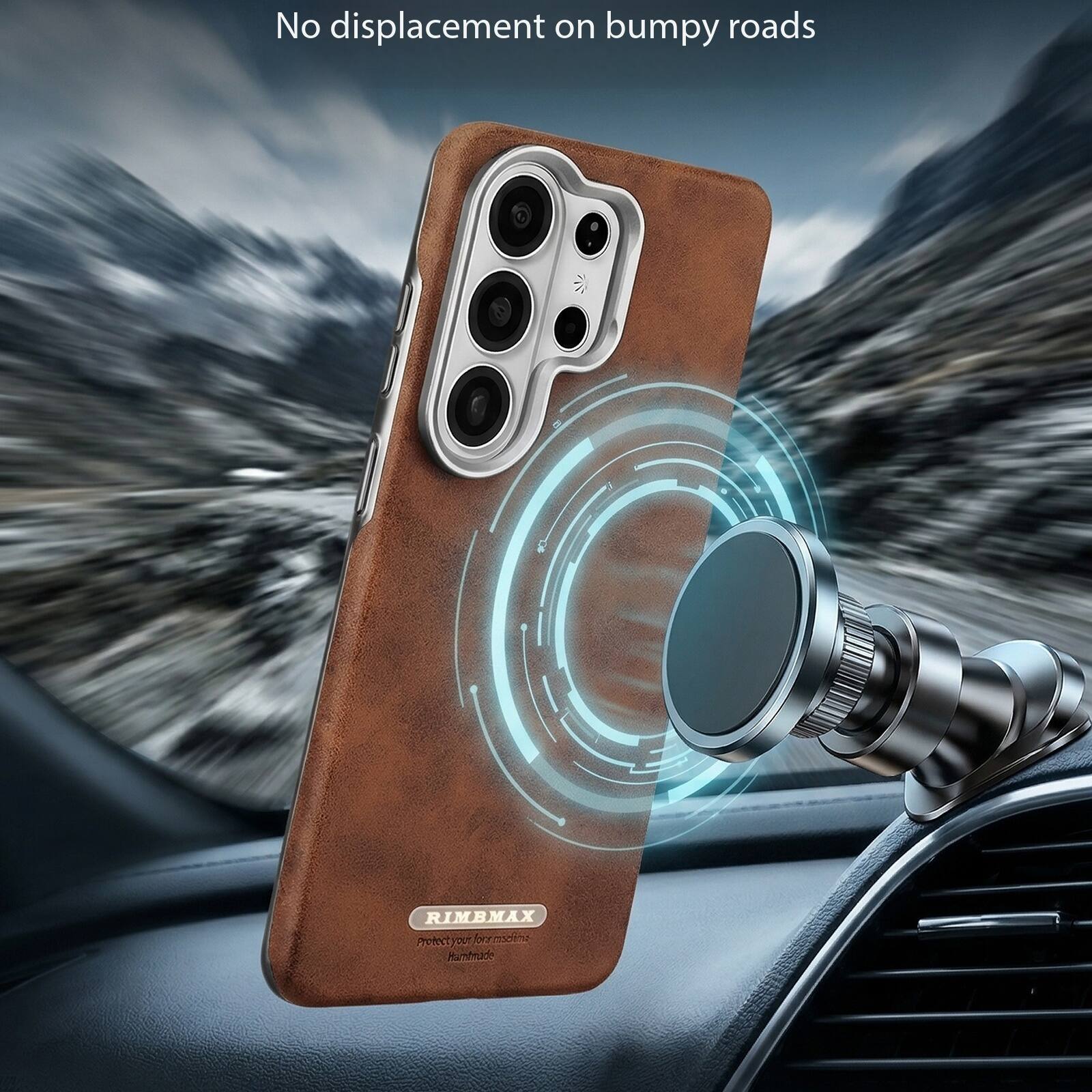 No displacement on bumpy roads

RIMBMAX Protect your phone for maximum Handmade