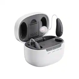 Ceretone - Beacon OTC Self - Fitting Hearing Aids - Digital Noise Reduction, Feedback Cancellation and Bluetooth Streaming - Silver