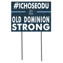 Jardine - Old Dominion Monarchs 18'' x 24'' I Chose Lawn Sign - Navy