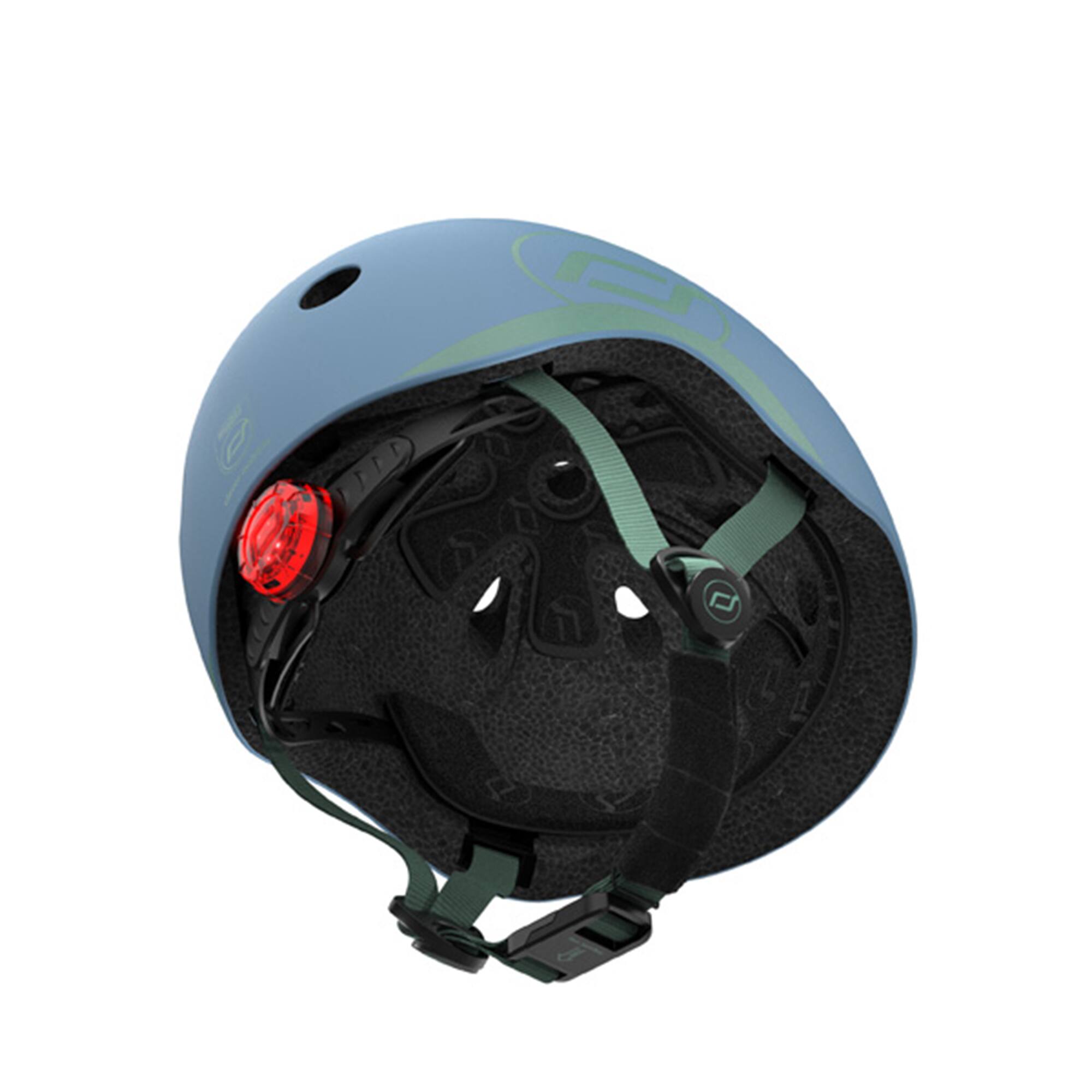 Alt View 5. Scoot & Ride - Scoot & Ride Toddler Kids Bike and Scooter Helmet with LED Light, XXS, Steel - Steel.