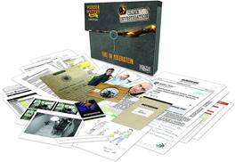 University Games - Murder Mystery Adult Party Game | Fire in Alderstein - Gray