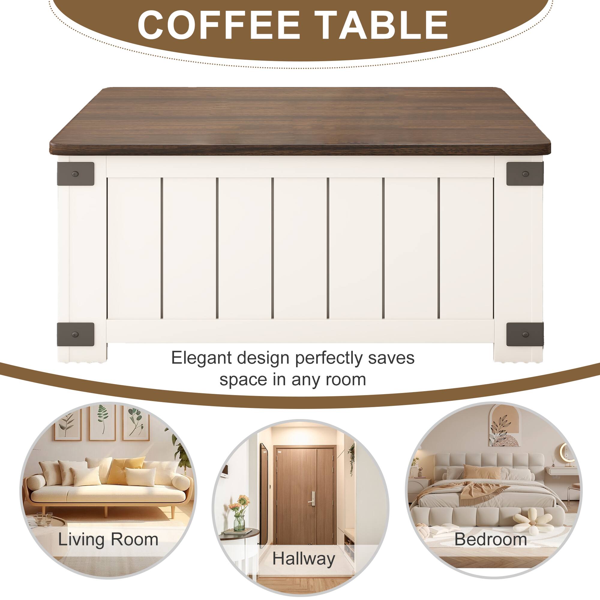COFFEE TABLE

Elegant design perfectly saves space in any room

Living Room  
Hallway  
Bedroom