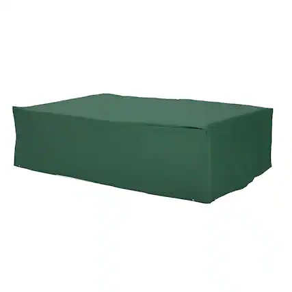 Front. Outsunny - 97" x 65" x 26" Heavy Duty Outdoor Sectional Sofa Cover, Waterproof Patio Furniture Cover for Weather Protection - Green.